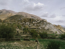mountain side village