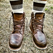 HIghtop boots and socks