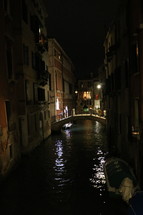 Venice, Italy at night 