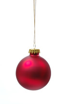 red Christmas ornament 