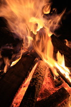 wood burning, bonfire, texture