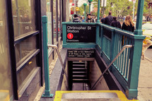 subway station entrance 