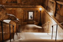 interior marble staircase 