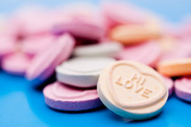 Valentine's candy hearts
