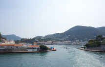 Ischia Porto, Italy, showing harbor district