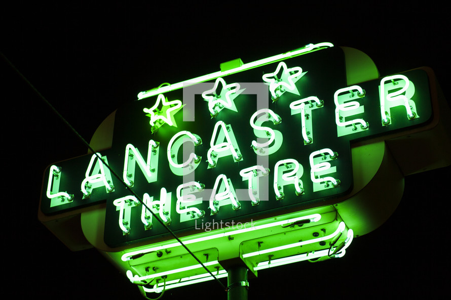 theatre sign 