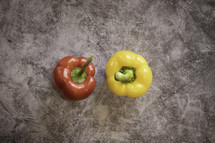 two bell peppers 