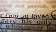 God so loved 