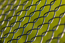 links in a chain link fence 