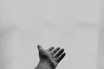 outstretched hand 
