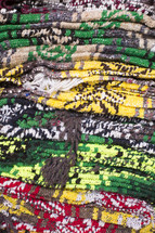 Woven Blankets in a Mexico Souvenir Shop