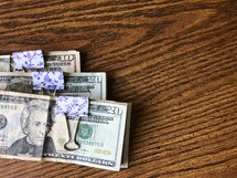 cash in money clips 
