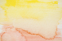 yellow and orange watercolor background 
