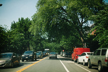 traffic on the streets in Washington, DC