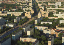 Aeria view of the city of Berlin in Germany