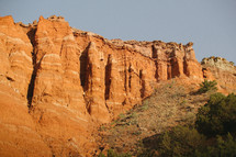 canyon red rock cliffs 
