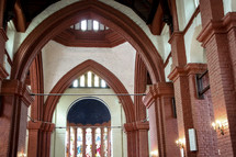 arches in a church