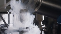 Cold vapors of liquid Nitrogen over electronic components and sensors