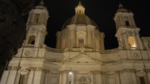 Sant'Agnese Church In Navona Square Of Roma