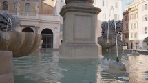 Fountain Of Roma In Italy