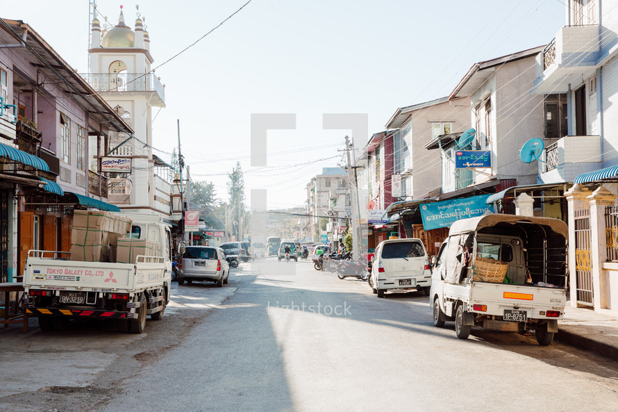 streets of Taunggyi, Myanmar 
