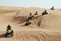 ATV's on sand dunes 