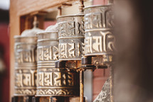 Tibetan prayer wheel 