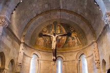 crucifix in the Cloisters 