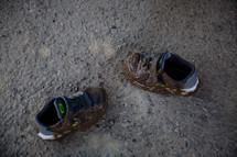 muddy toddler sneakers 