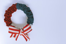 Memorial day themed wreath