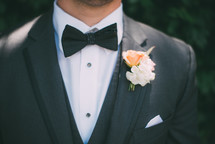 man in a bowtie and tuxedo 