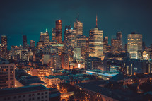 Toronto at night 