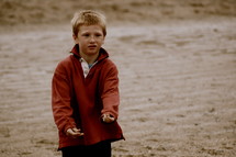 boy at the beach