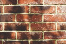 red brick wall 