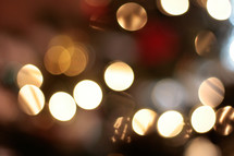 bokeh Christmas lights