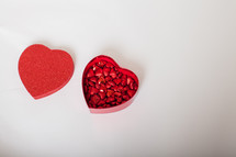 hearts in a heart shaped box 