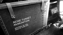 nose turret ammunition box - 600 rounds