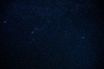 stars in the night sky over Honduras 