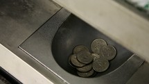 change at a coin machine