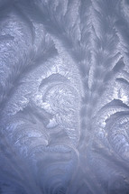 frost on glass 