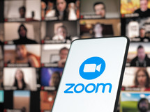zoom meeting on a cellphone 