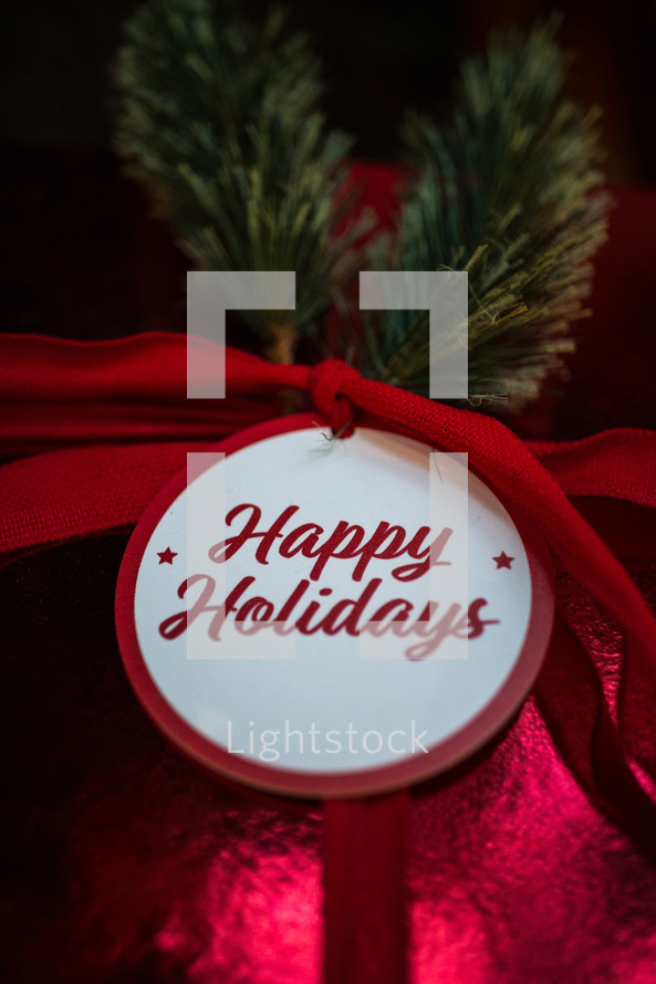 Happy Holidays tag 