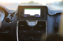 blank GPS system in vehicle