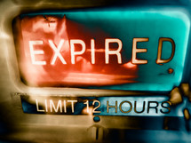 Expired sign