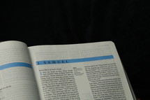 Open Bible pages