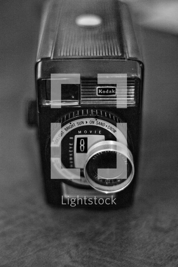 antique kodak Super  8 movie camera