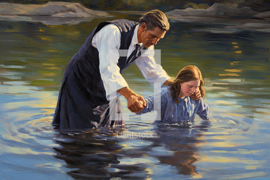Baptism, artwork