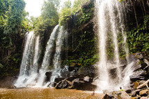 waterfall in Southeast Asia 