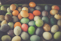 dyed Easter eggs