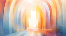 Abstract Easter empty tomb concept. 